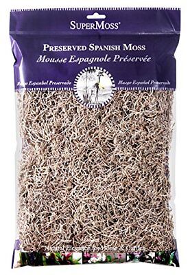 #ad 26914 Spanish Moss Preserved Natural 8oz 200 cubic inch $30.91