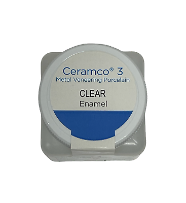 #ad Ceramco 3 Porcelain 1 oz Enamel Clear $26.00