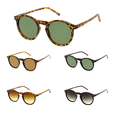 #ad Classic Round Sunglasses for Women Men Trendy Vintage Retro Designer Style $12.99