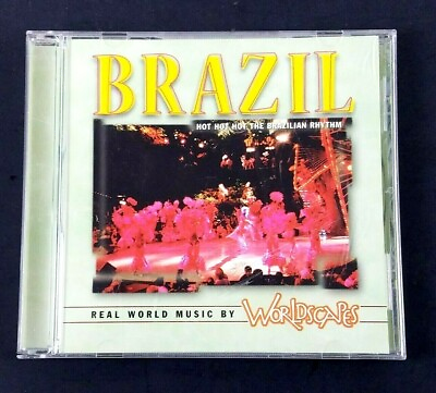 #ad BRAZIL The Brazilian Rhythm CD 1998 REAL WORLD MUSIC BY WORLDSCAPES $6.99