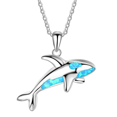 #ad Neck Accessories Jewelery Necklace Dolphin Gift Exquisite Fashion $7.88