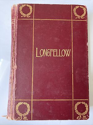 #ad Longfellow#x27;s Complete Poems Illustrated HC Book Household Edition 1902 $12.00