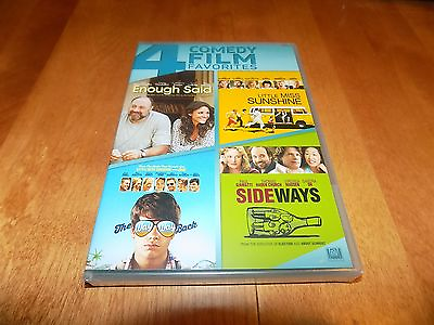 #ad ENOUGH SAID LITTLE MISS SUNSHINE THE WAY WAY BACK SIDEWAYS 4 FAVORITES DVD NEW $15.95