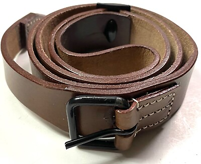 #ad WWII GERMAN CZECH M1895 TURKISH MAUSER VZ 24 UNIVERSAL LEATHER RIFLE SLING $25.56