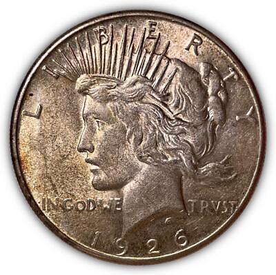 #ad 1926 S Peace Dollar Choice Almost Uncirculated AU Coin #6097 $72.00