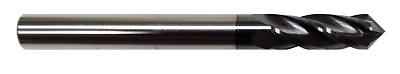 #ad 1 4quot; 4 FLUTE 60 DEGREE CARBIDE DRILL MILL TiALN COATED $15.95