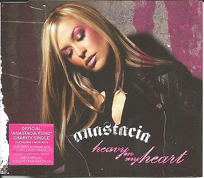 #ad ANASTACIA Heavy on My Heart w UNRELEASE amp; FRENCH TRK amp; VIDEO CD single SEALED $14.99