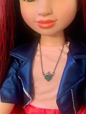 #ad #ad 18 inch Fashion Doll Jewelry • Cute Green Blue Acorn Pendant Doll Necklace $7.00