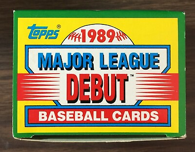 #ad 1989 TOPPS Major League DEBUT Baseball Cards Set 152ct UNOPENED D04021220 $49.99