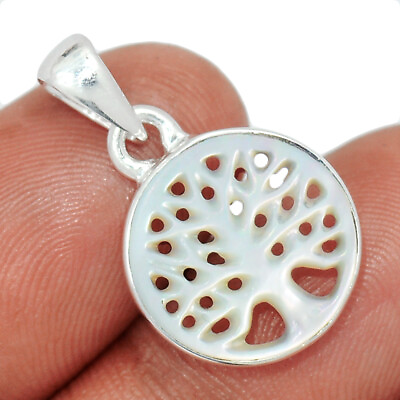 #ad Natural Biwa Pearl 925 Sterling Silver Pendant Jewelry CP31412 YA33 $14.99