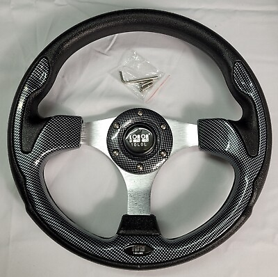 #ad 10L0L Golf Cart Steering Wheel Universal Design Fit Yamaha EZGO RXV amp; TXT Club $31.49