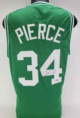 #ad Paul Pierce Signed Boston Celtics Jersey Beckett 2008 NBA Champion HOF 2021 $239.95