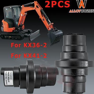#ad 2PCS Track Roller Bottom Roller For KUBOTA Model KX36 2 KX41 2 Mini Excavator $278.00