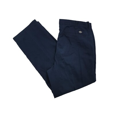 #ad DICKIES CASUAL TROUSERS MENS NAVY BLUE i15 GBP 11.99