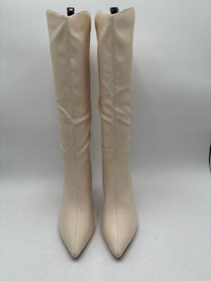#ad Journee Collection Rehela Tru Foam Stiletto Heel Boots Bone Size 8.5 M $34.99