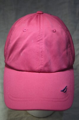 #ad Nautica Baseball Women Unisex Hat One Size Red Adjustable $6.79