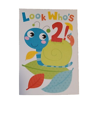 #ad Birthday Card For A 2 Year Old $2.25