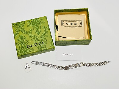 #ad Gucci Silver Ghost Chain Bracelet 18cm 7.1” GUCCIGHOST CHAIN BRACELET IN SILVER $187.00
