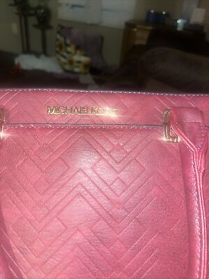 #ad michael kors handbag used Burgundy Leather Excellent Condition. $42.99