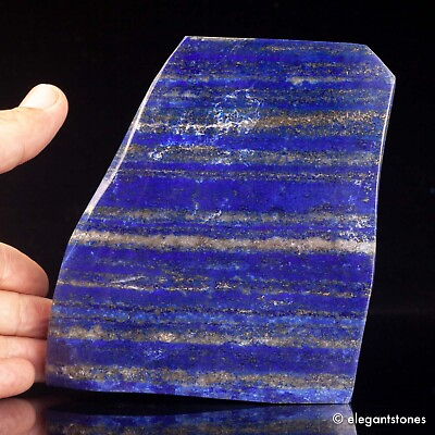 #ad 975g Natural Blue Lapis Lazuli Freeform Polished Stone Healing Chakra Specimen $112.49