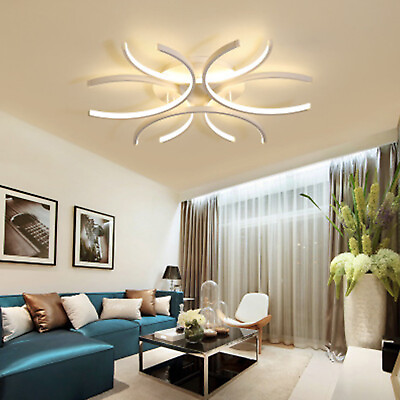 #ad Modern LED Ceiling Light Acrylic Lamp Bedroom Living Room Chandelier Lighting $55.11