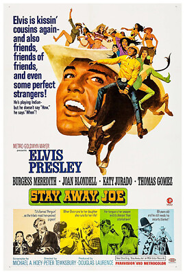 #ad Stay Away Joe Elvis Presley 1968 Movie Poster US Version $10.99