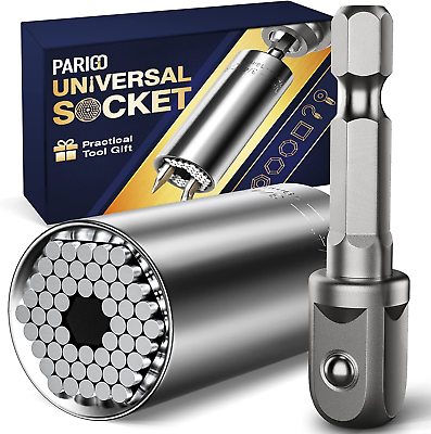 #ad Universal Socket Tools 1 4quot; 3 4quot; 7 19Mm Super Socket Set Impact Power Drill Ada $11.99