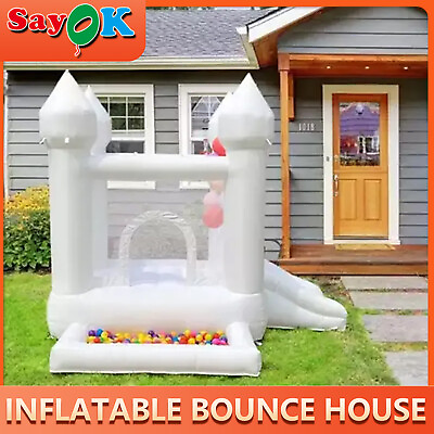 #ad NEW Commercial PVC Inflatable Bounce House Up Jumper Castle House For Kids 9FT $650.29