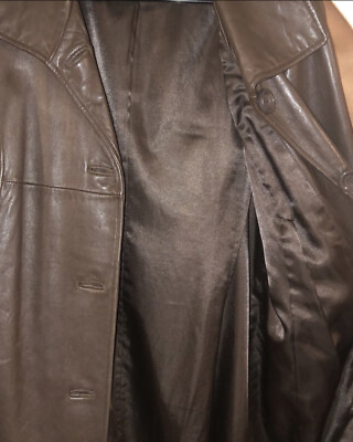 #ad leather coat men $73.00
