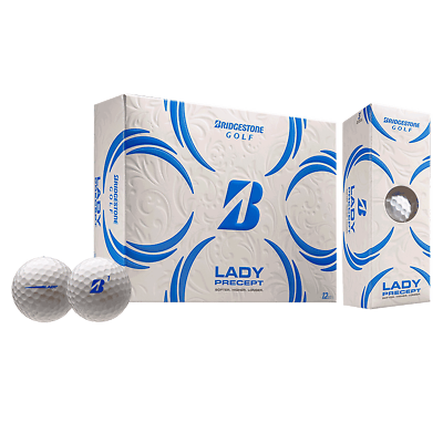 #ad Lady Precept White Golf Balls 12 Pack White $21.60