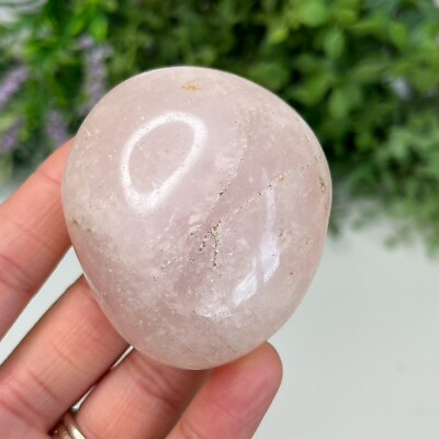 #ad Rose Quartz Gallet Crystal Stone For Love Pink Rough Areas Mineral 146g 6cm GBP 12.99