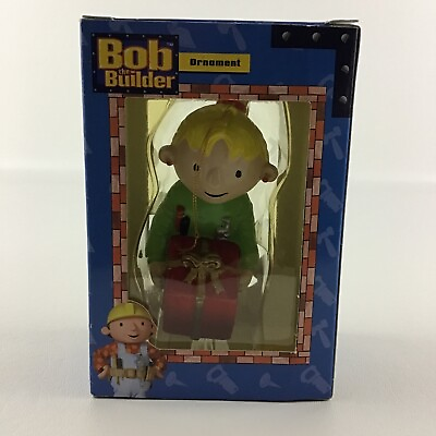 #ad Bob The Builder Christmas Holiday Ornament Wendy With Present Vintage 2002 New $21.12