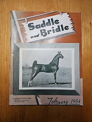 #ad Saddle and Bridle Magazine February 1954 Vol XXVII No 1 RIDGEFIELD#x27;S DENMARK $14.99