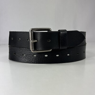 #ad Genuine Dickies Black Leather Work Belt Men#x27;s Size 40 100 $14.40