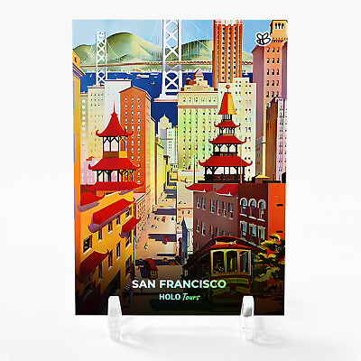 #ad SAN FRANCISCO California Card 2023 GleeBeeCo Holo Tours #SNCL $19.99