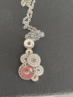#ad sterling silve 925. Pendant..zircon. Silver With Silver Chain. Beautiful. $92.99