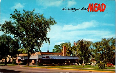 #ad Vtg Wisconsin Rapids WI Hotel Mead 1960s Old Chrome View Postcard $1.99