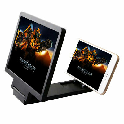 #ad 3D Magnifier Enlarged Mobile Screen Stand Amplifier Phone Bracket Holder Support $6.29