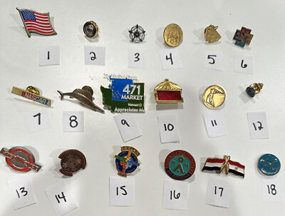 #ad PICK A LAPEL PIN VINTAGE NOW Great 4 Reselling Sports Patriotic Events Etc P6 $5.00