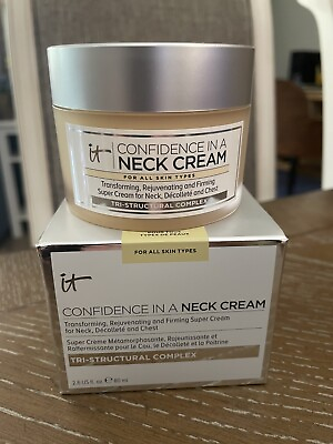 #ad IT Cosmetics Confidence In A NECK CREAM Regular Size 2.6oz 80ml New in Box $49.99
