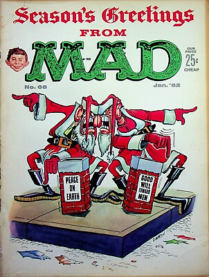 #ad Vtg MAD Magazine Issue No. 68 January 1962 $15.29
