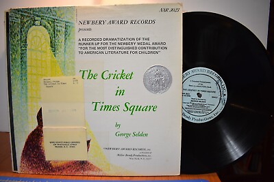 #ad George Selden The Cricket in Times Square LP Newbery Award Records NAR 3023 Mono $20.00