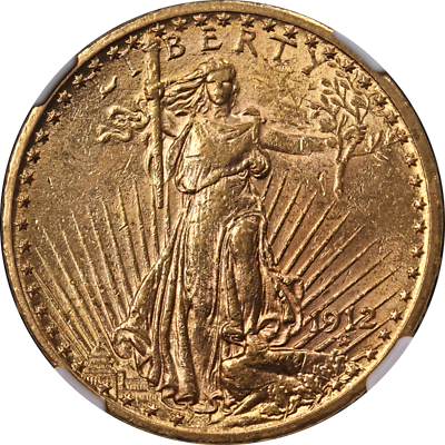 #ad 1912 P Saint Gaudens Gold $20 NGC AU58 Nice Eye Appeal Nice Strike $2691.00
