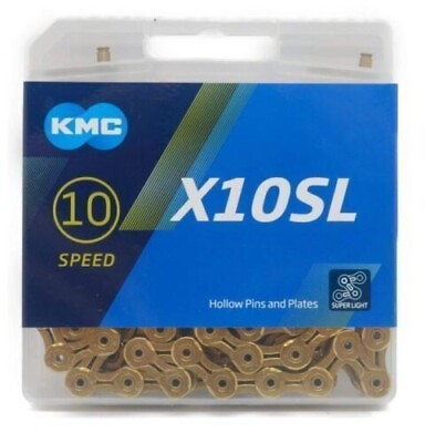 #ad KMC X10sl 10 Speed Stretch Proof Bike Chain Road MTB X10sl fits Shimano $29.99