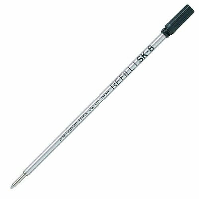#ad Mitsubishi Pencil ballpoint pen core replacement SK 8 black Import Japan Track $18.76