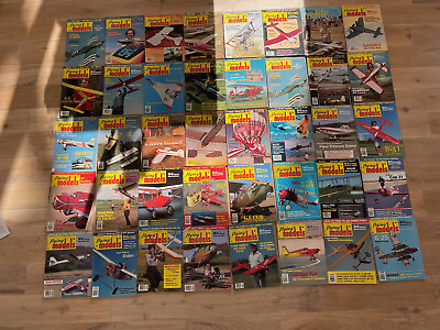 #ad Lot of 40 Flying Models Magazines Very Nice Condition 1972 1988 $35.00