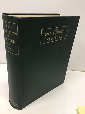 #ad The Small Fruits of New York U.P. Hedrick 1925 94 Full Page Color Plates $275.00