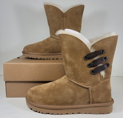 #ad UGG Constantine Genuine Shearling Womens Boot Chestnut Size 5 MSRP $170 1125811 $99.95