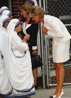 #ad PRINCESS DIANA Photo 4x6 Mother Teresa Lady Di Royal Collectibles $8.48