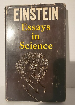 #ad 1934 Albert Einstein Essays In Science HCDJ Mein Weltbild Physics $69.99